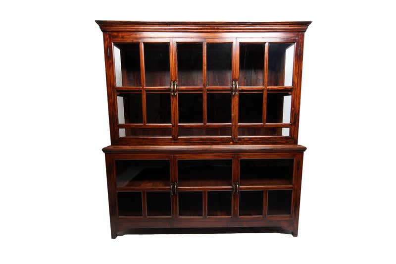 British Colonial Bookcase at 1stDibs