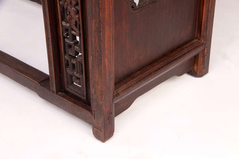 19th Century Chinese Altar Table with Carving 2