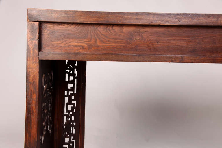 19th Century Chinese Altar Table with Carving 3