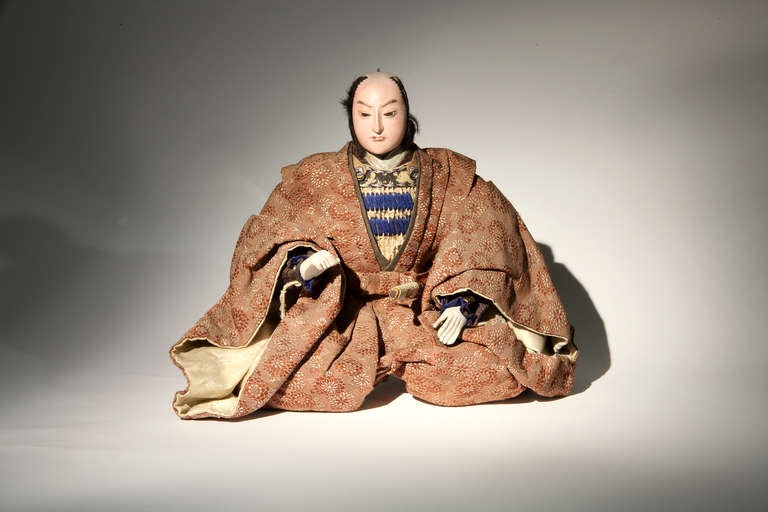 19th Century Musha Samurai Warrior Doll