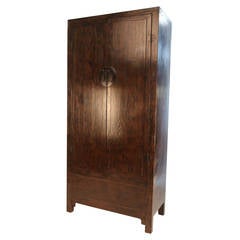 19th Century Clothing Cabinet with Original Patina