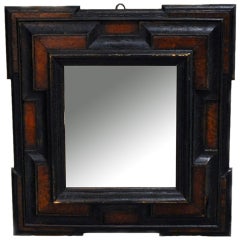 French Ebonized Wood Mirror