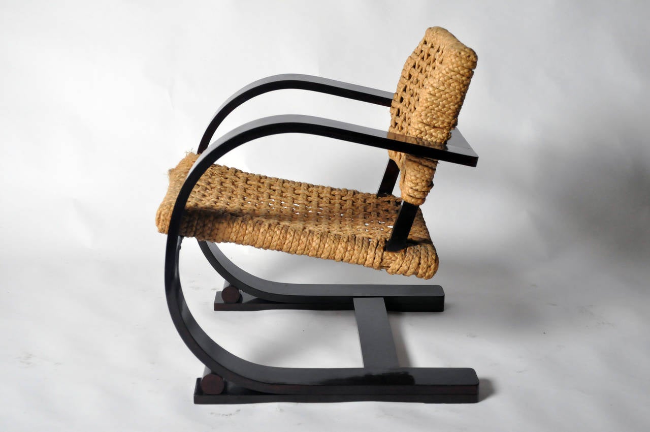 Pair of Art Deco Bentwood Arm Chairs at 1stdibs