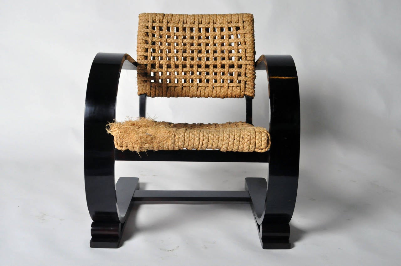 Pair of Art Deco Bentwood Arm Chairs at 1stdibs