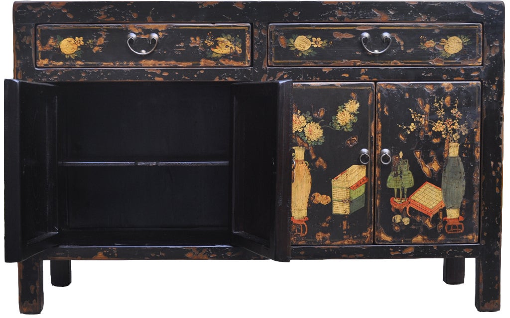 Sideboard with Painted Front In Good Condition In Chicago, IL