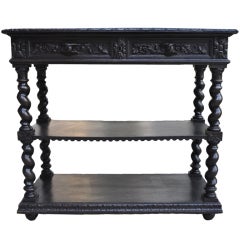 French Console Table with 2 Drawers