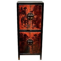 Antique Chinese 4 Door Cabinet
