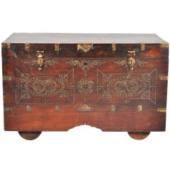 Actor’s Chest with Brass Inlay