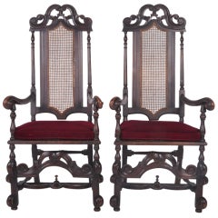 Louis XIII Style Armchairs