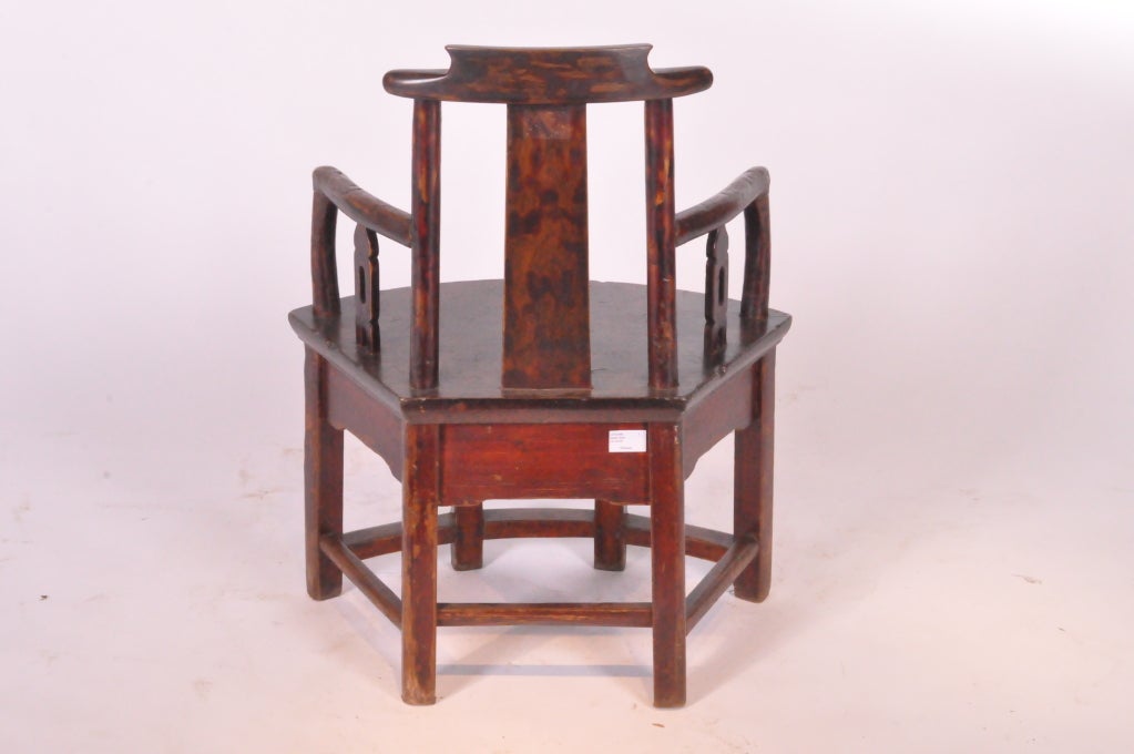 Fan-Shaped Arm Chair with Curved Back Panel and Drawer 4