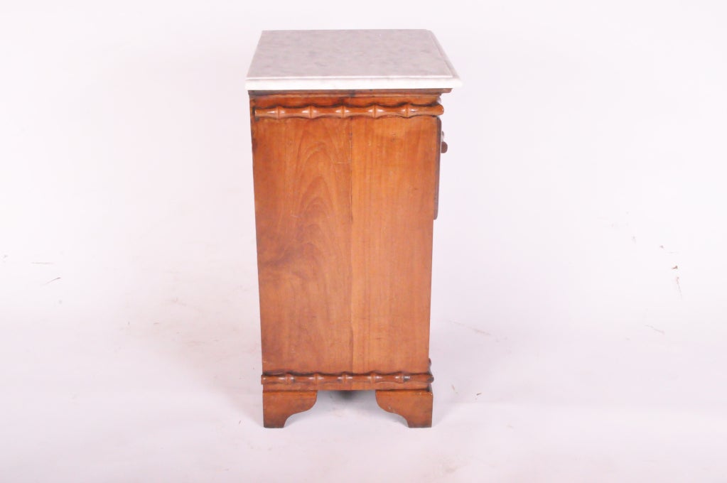 A Pair of British Colonial Side Chest with Stone Top 2