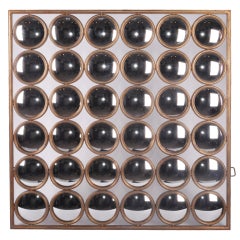 Decoration Panel of Round Curved Mirrors