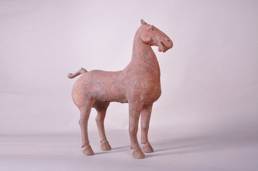 18th Century and Earlier Han Dynasty terra cotta horse