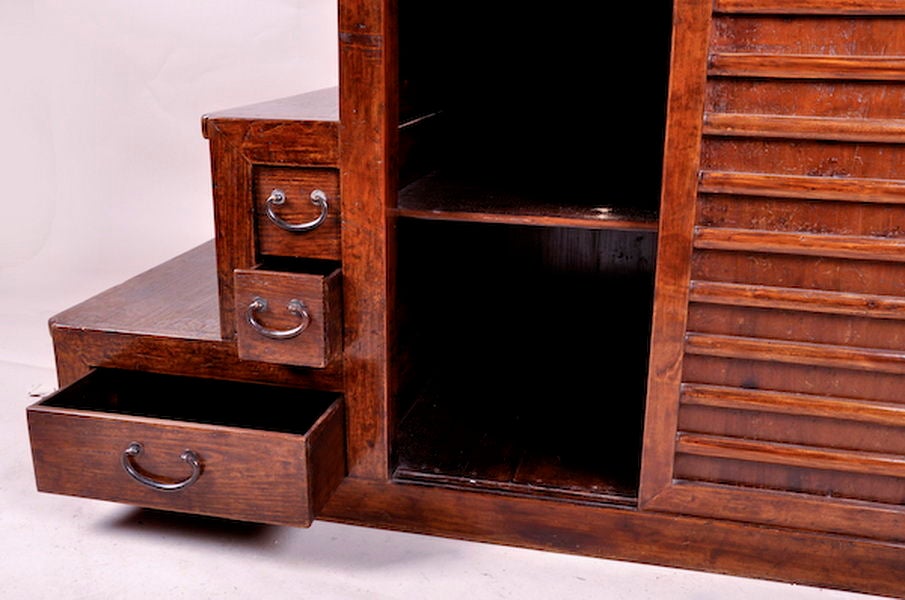 japanese step tansu for sale