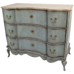 19th Century Serpentine Commode