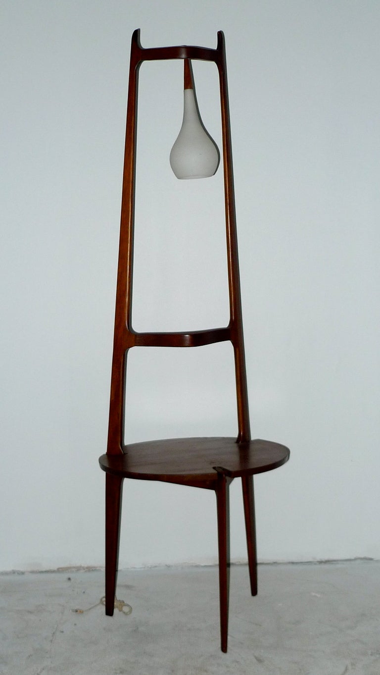 Sculptural Danish Lamp Table 3