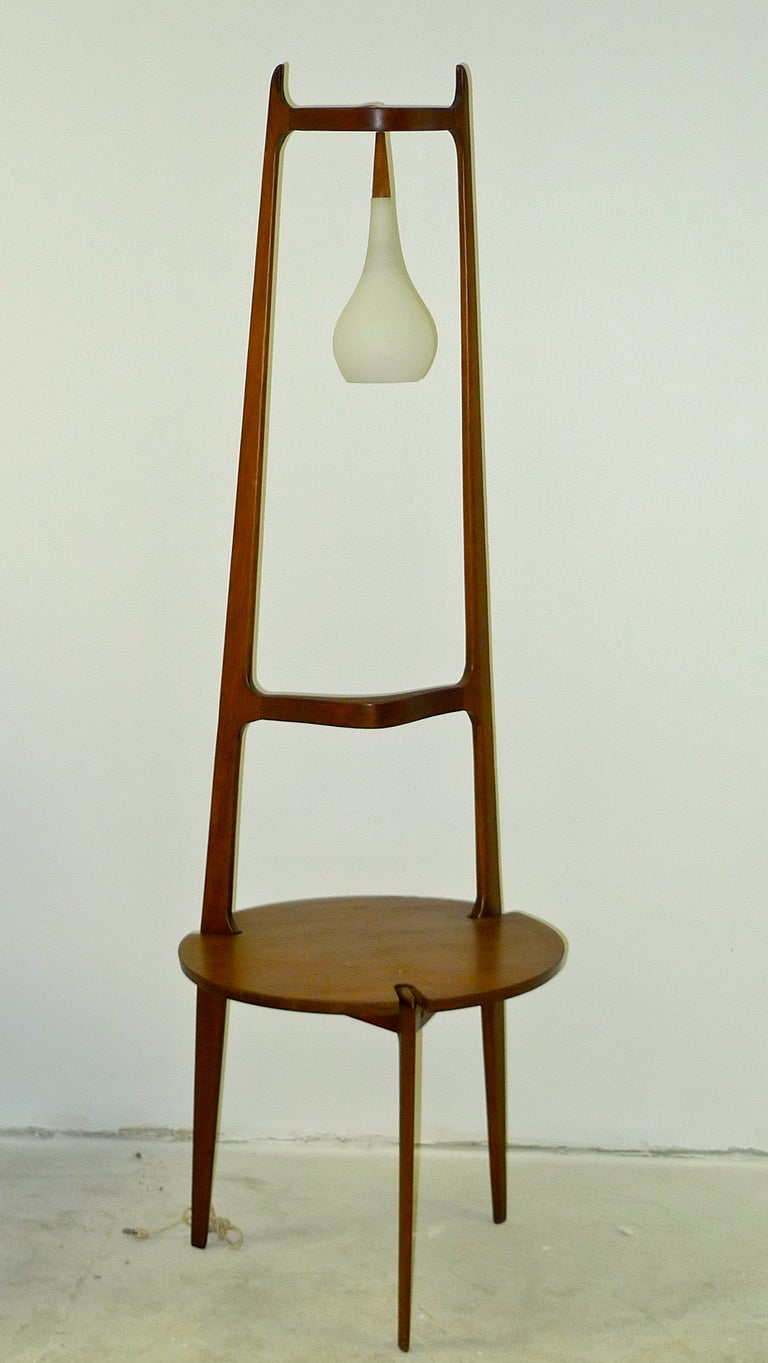 Sculptural Danish Lamp Table 4