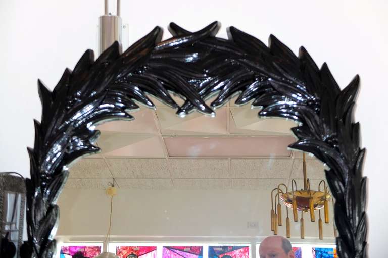 Großer Palmwedel-Spiegel von Sirmos im Angebot 2