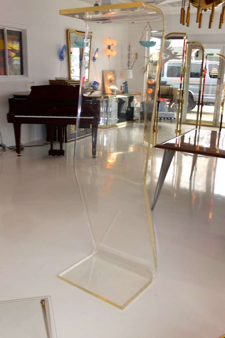 Signed Original Lucite Chaise by Gary Gutterman For Sale 3