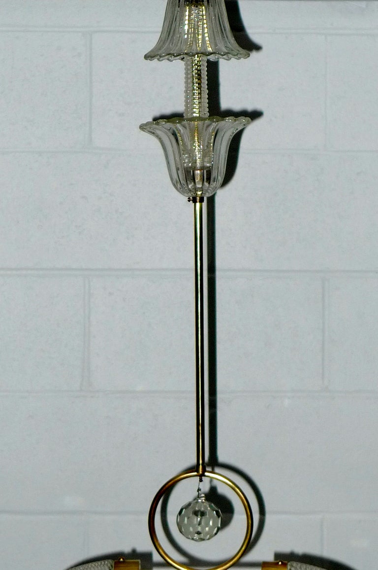 Barovier & Toso 1940's Italian Suspension Light For Sale 3