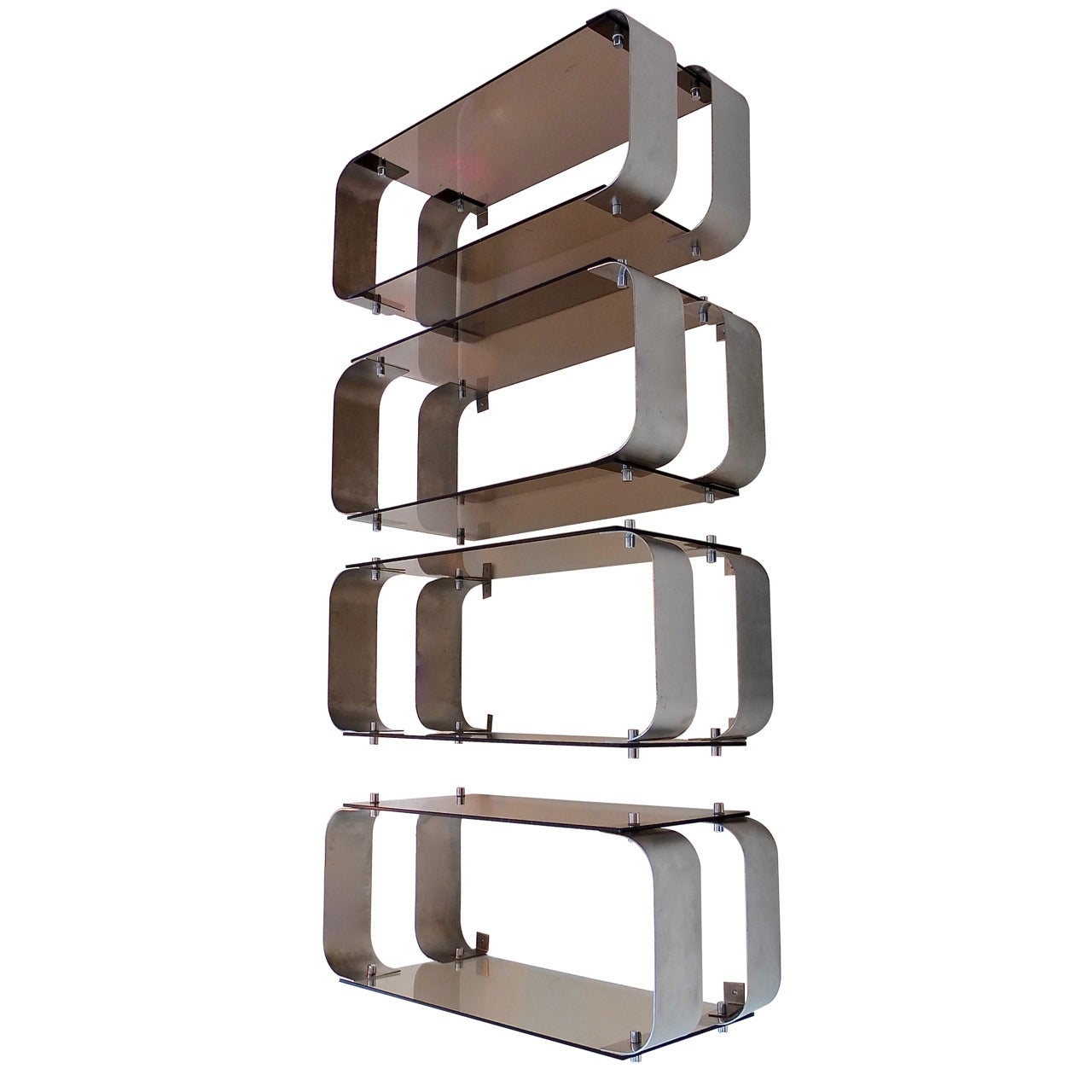 Modular Wall Shelves by Architect Donald Singer