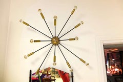 Rare Ceiling or Wall-Mounted Sputnik by Stilnovo