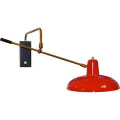 French Modernist Swing Arm Balancing Sconce