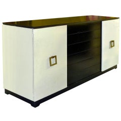 Grosfeld House Leather Wrapped Sideboard