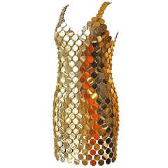 Paco Rabanne Rhodoid Disc Dress - 1996 Limited Edition 1