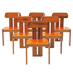Six Italian Dining Chairs - Tobia & Afra Scarpa for Maxalto