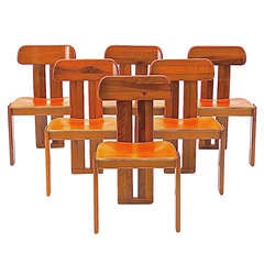 Six Italian Dining Chairs - Tobia & Afra Scarpa for Maxalto 4
