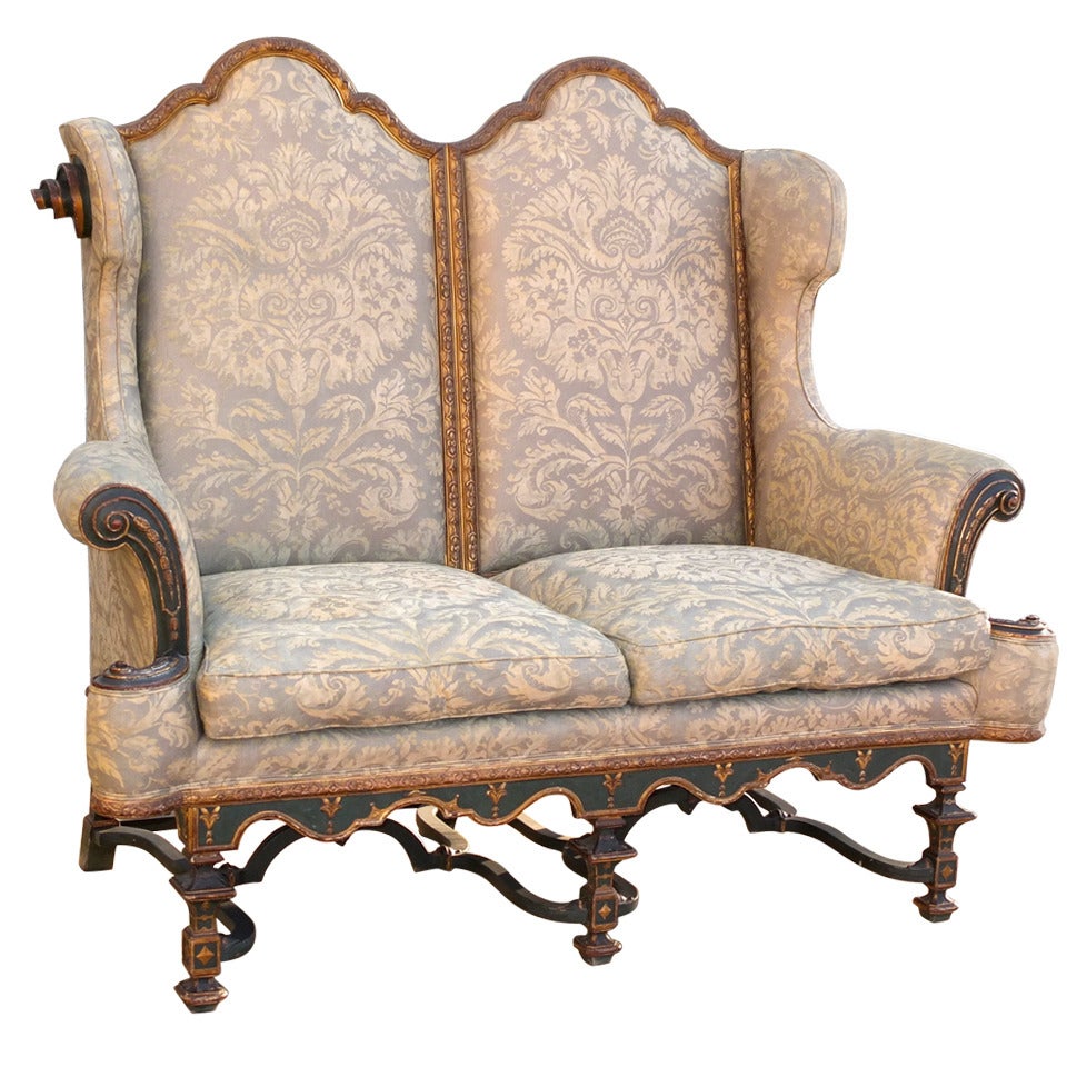 Duke of Leeds Fortuny Gothic Settee For Sale
