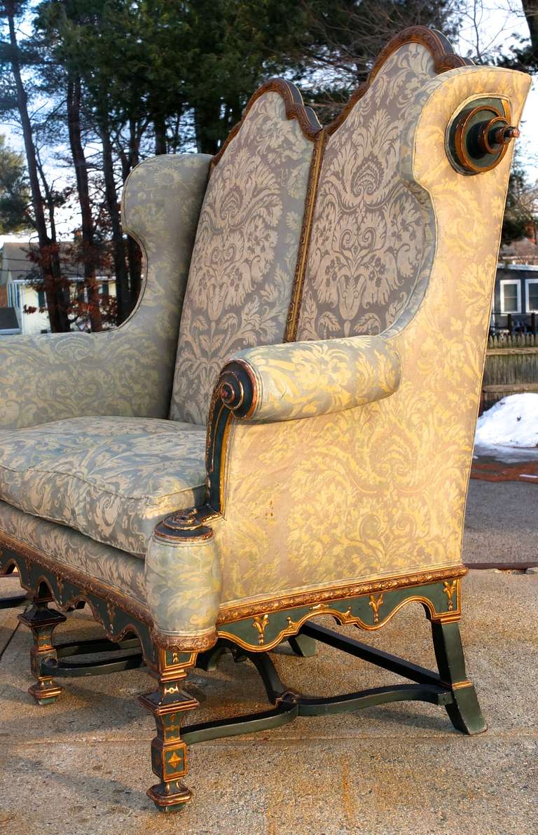 gothic wingback chair