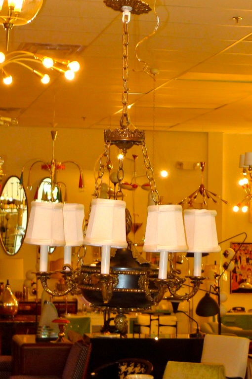 6 Candle Empire Style Chandelier 1