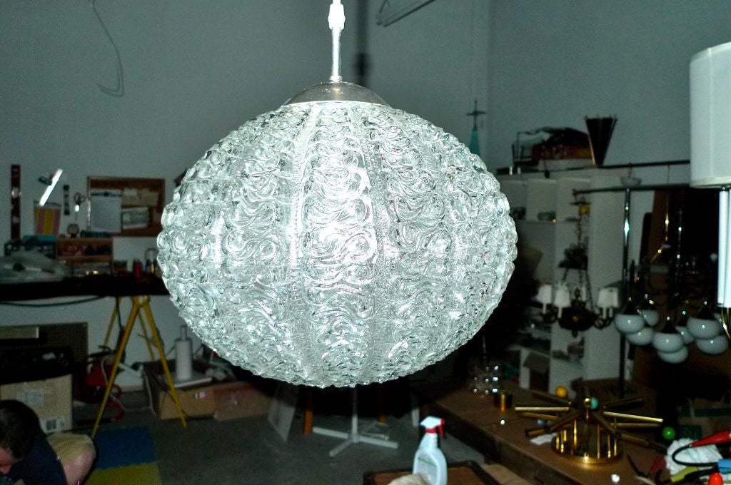 sea urchin chandelier