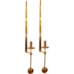 Pair of Skultuna Candle Sconces by Pierre Forssell