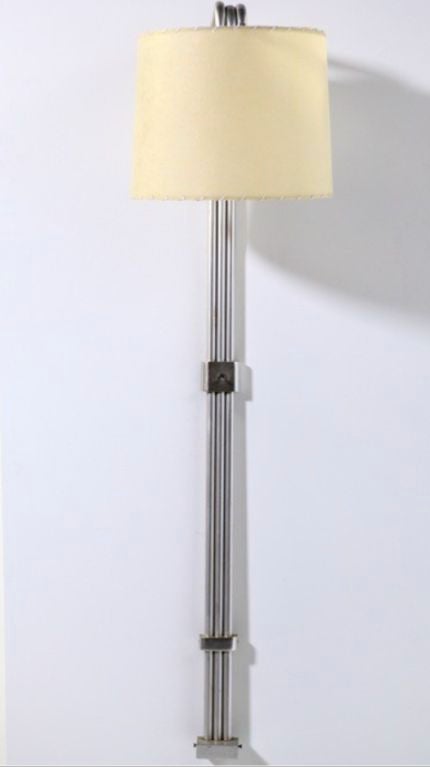 Mid-20th Century S.S. United States Wall Mounted Lamp, 1951 by E.F. Caldwell For Sale