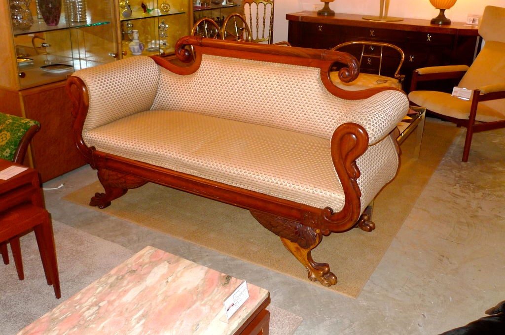 American Empire Settee 1