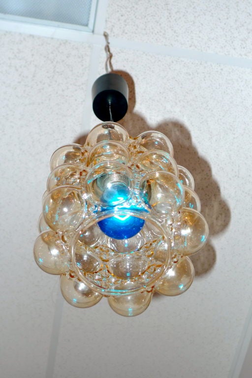 Austrian Bubble Glass Pendant For Sale 1