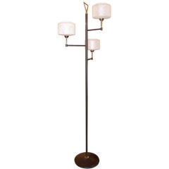 French 1950's Three Arm Floor Lamp by Lunel