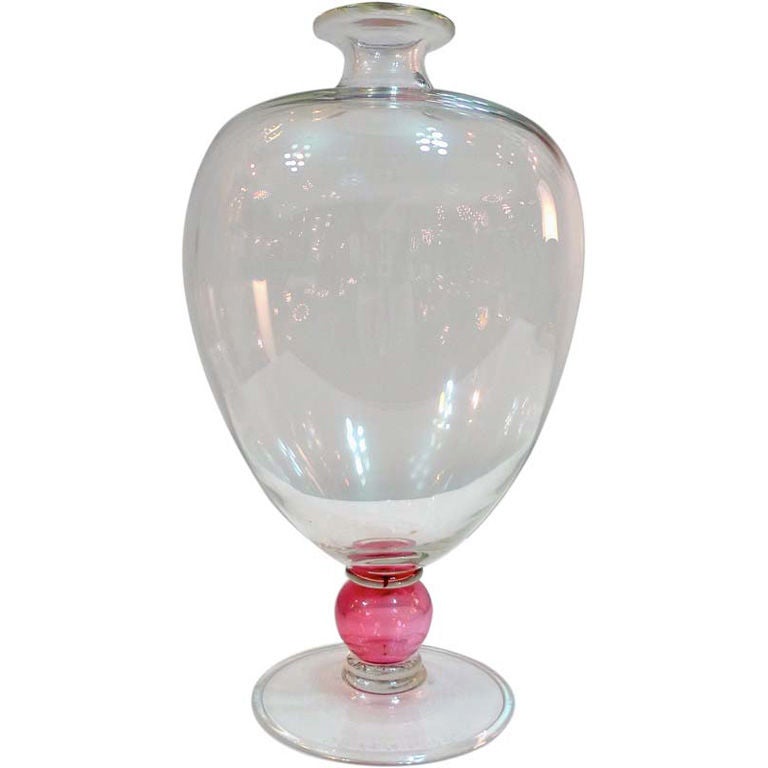 Robin Mix Large Mouth-Blown "Veronese" Vase 1990 For Sale