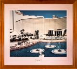 Large framed original early photograph of Caesar's Palace hotel in Las Vegas.<br />
<br />
Photographer unknown.