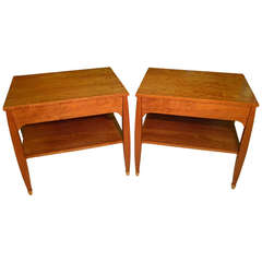 Pair Bed Side Tables by Gregg Lipton