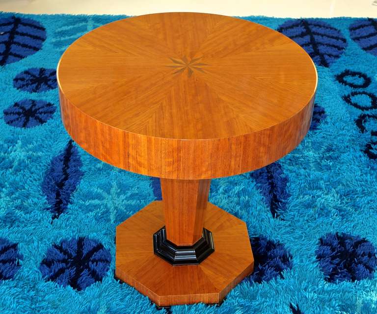 American Tropical Olive Wood Pedestal Table by Gregg Lipton For Sale