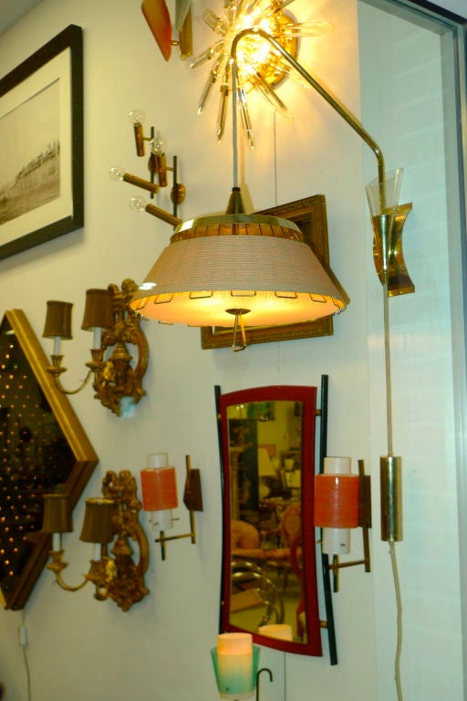 1950's Counterbalance Swing Arm Wall Lamp by MOE Light at 1stdibs