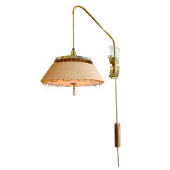 Vintage 1950's Counterbalance Swing Arm Wall Lamp by MOE Light