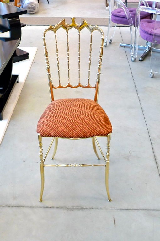 Italian Solid Brass Chiavari Chair