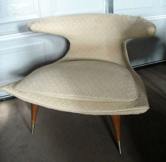 Pair of Horn Chairs by Karpen of California 4
