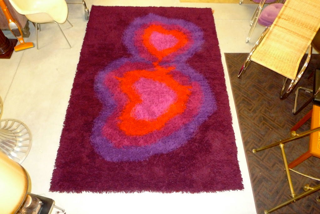 Danish Egetaepper Rya Rug 'Lugano' 9x7