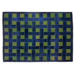 EDWARD FIELDS Geometric Wool Rug - 9' x 7'